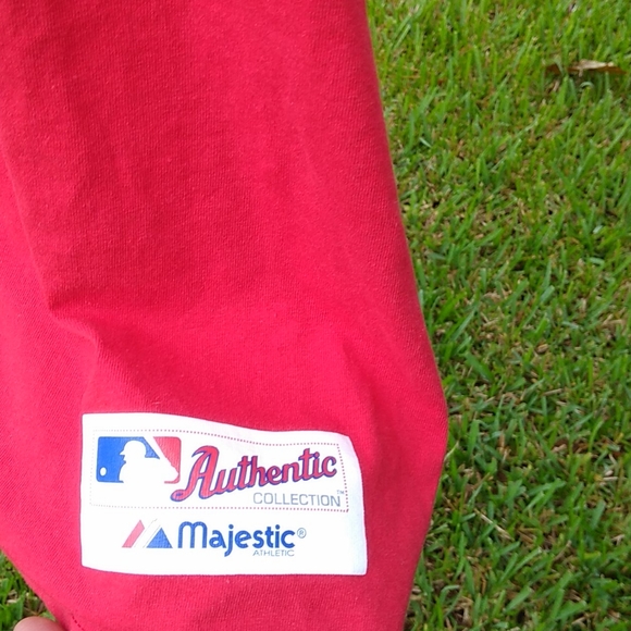 Majestic Authentic Collections Boston Property of Red Sox Baseball Tee Shirt - Picture 2 of 7